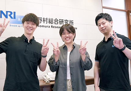 写真：インターンシップ担当　橋本直幸